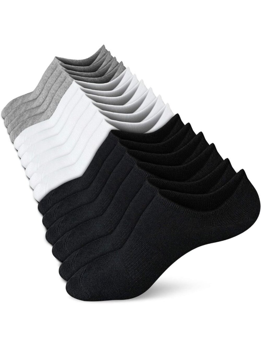 Non-Slip Low Cut No Show Socks for Women - 4/8 Pairs, Comfortable & Stylish